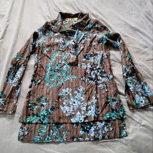 Marni floral print blouse sz 38 (runs small)